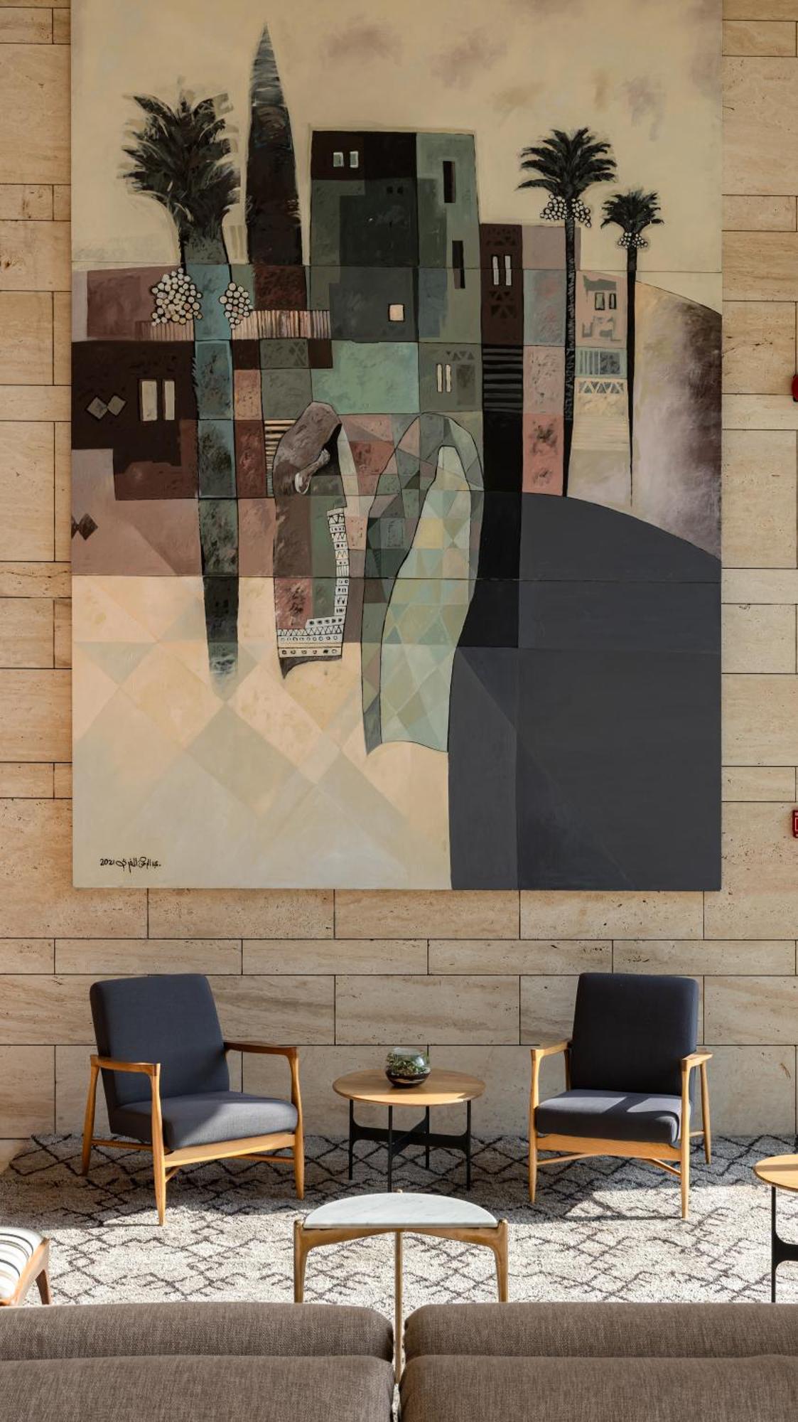 Shirvan Hotel City Yard ジェッダ エクステリア 写真 The painting "The City" by Jean-Pierre Raynal